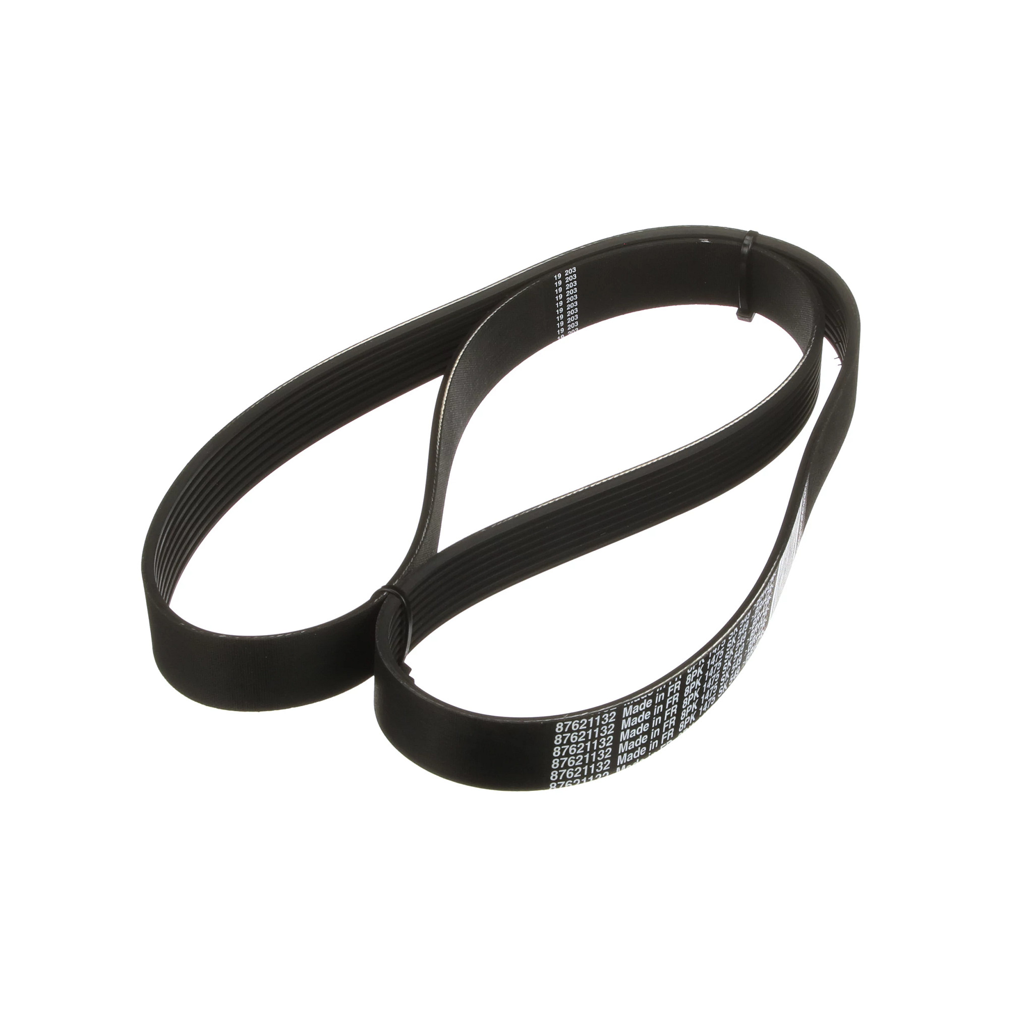 Correia do motor - 1475 mm Comprimento real x 8 nervuras | CASECE | BR | PT