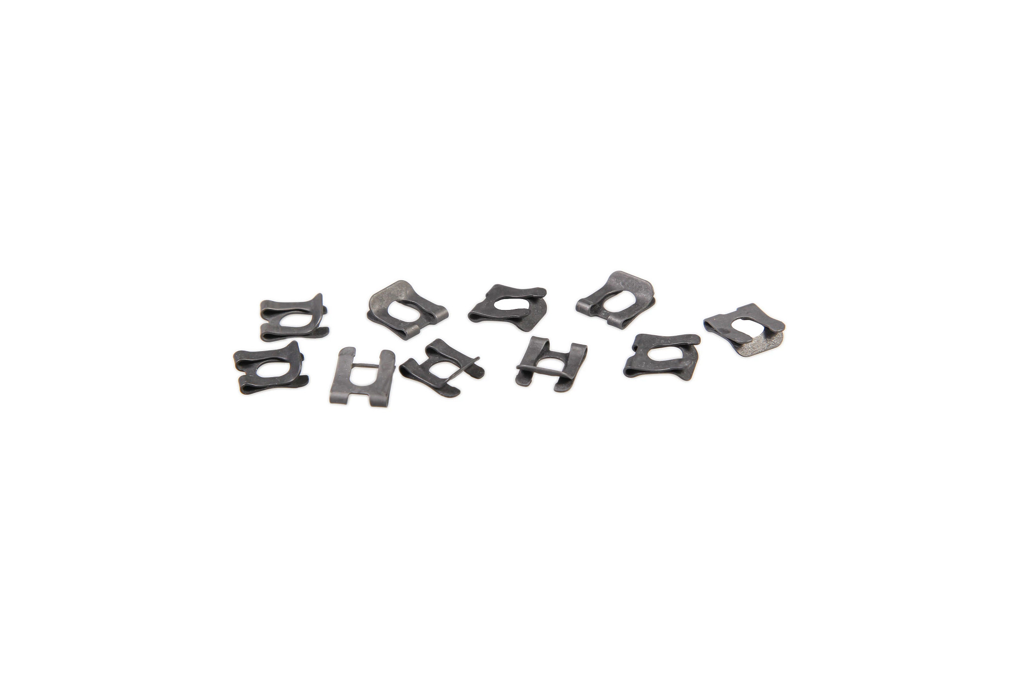 Porca de mola fixação em U - M5 x 4 x 10,8 mm C x 9 mm L x 0,35 mm Esp