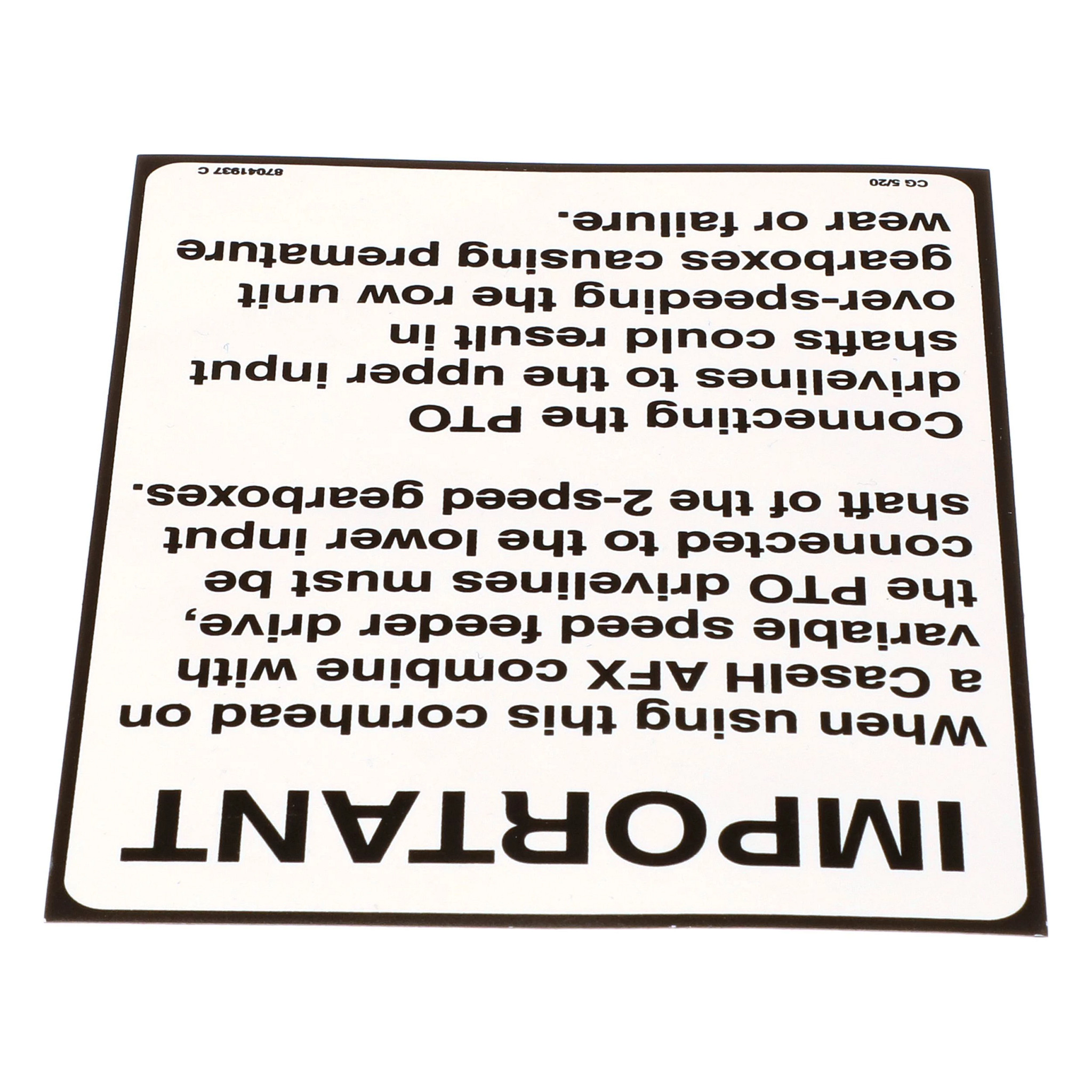 DECAL | CASEIH | IE | EN