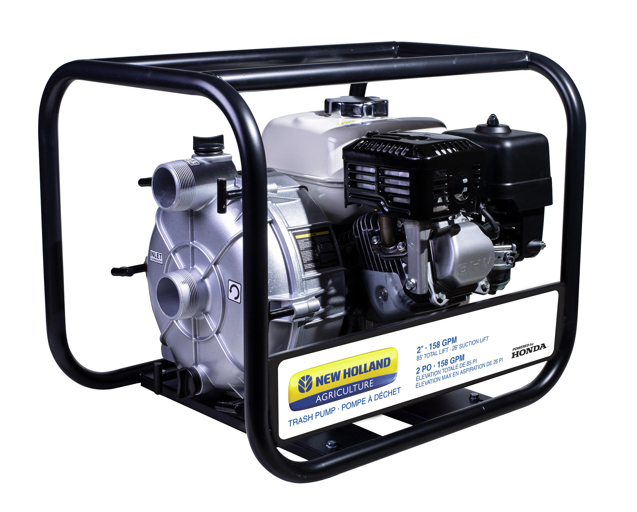 Pompe à déchets Honda de 2 po - 33 LB/PO² - 158 gal/min | NEWHOLLANDAG | CA | EN