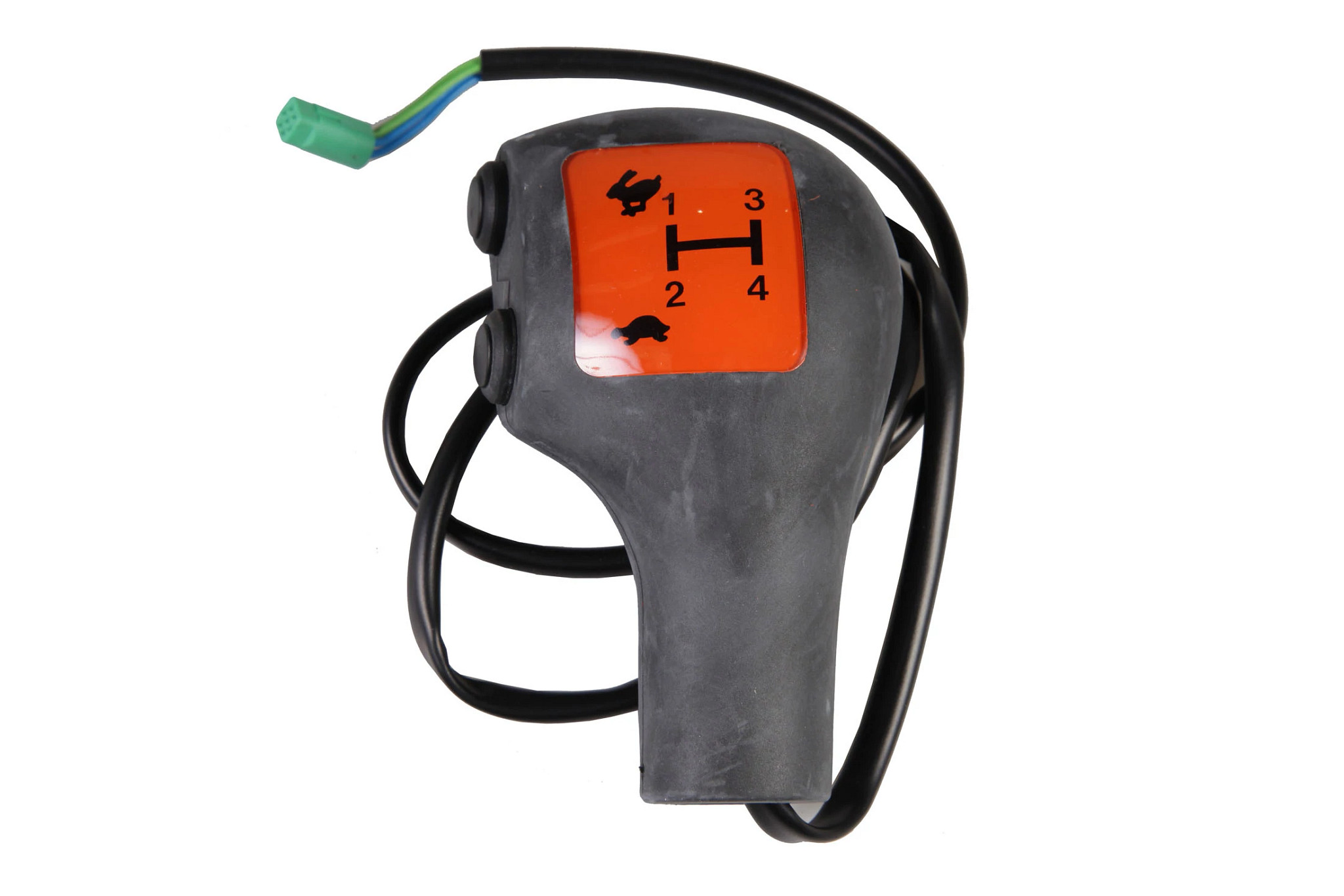 Botão de seleção de velocidade e HI-LO