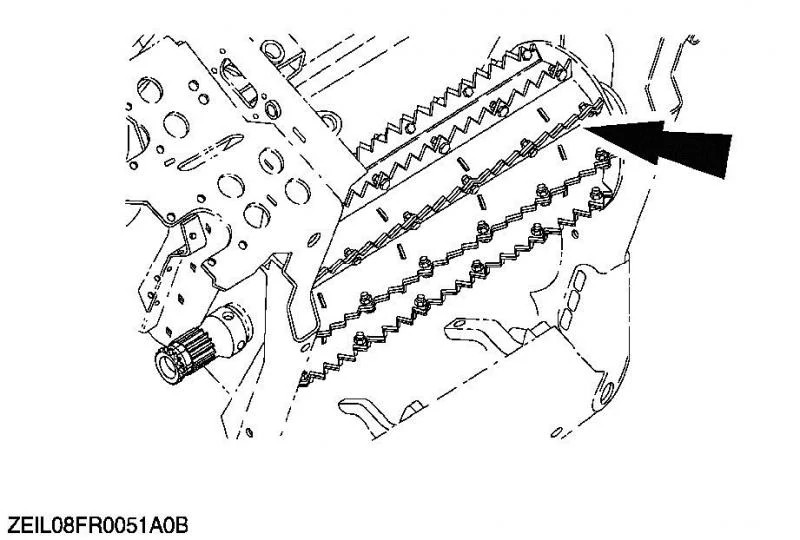 Wear Slats Kit for Front Upper Feed Roll | CASEIH | CA | FR