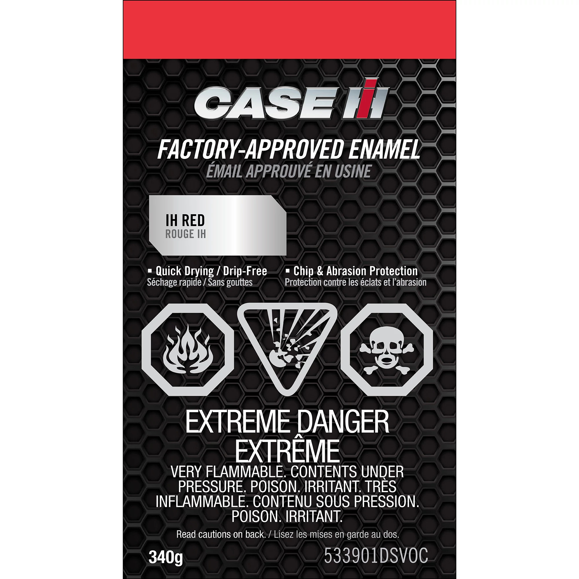IH Red Enamel Paint - Low VOC - 12 oz/340 g Spray Can | NEWHOLLANDCE | CA | EN