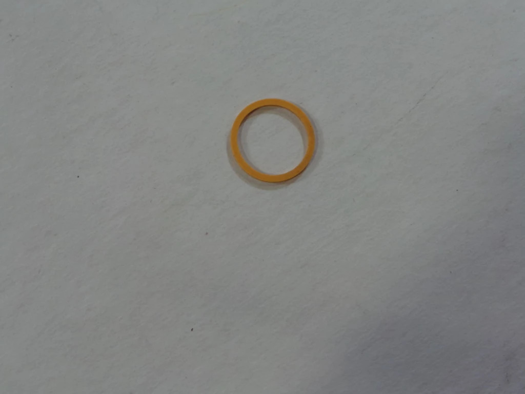 Anel de apoio - 15,77 mm DI x 18,67 mm DE x 1,32 mm Esp