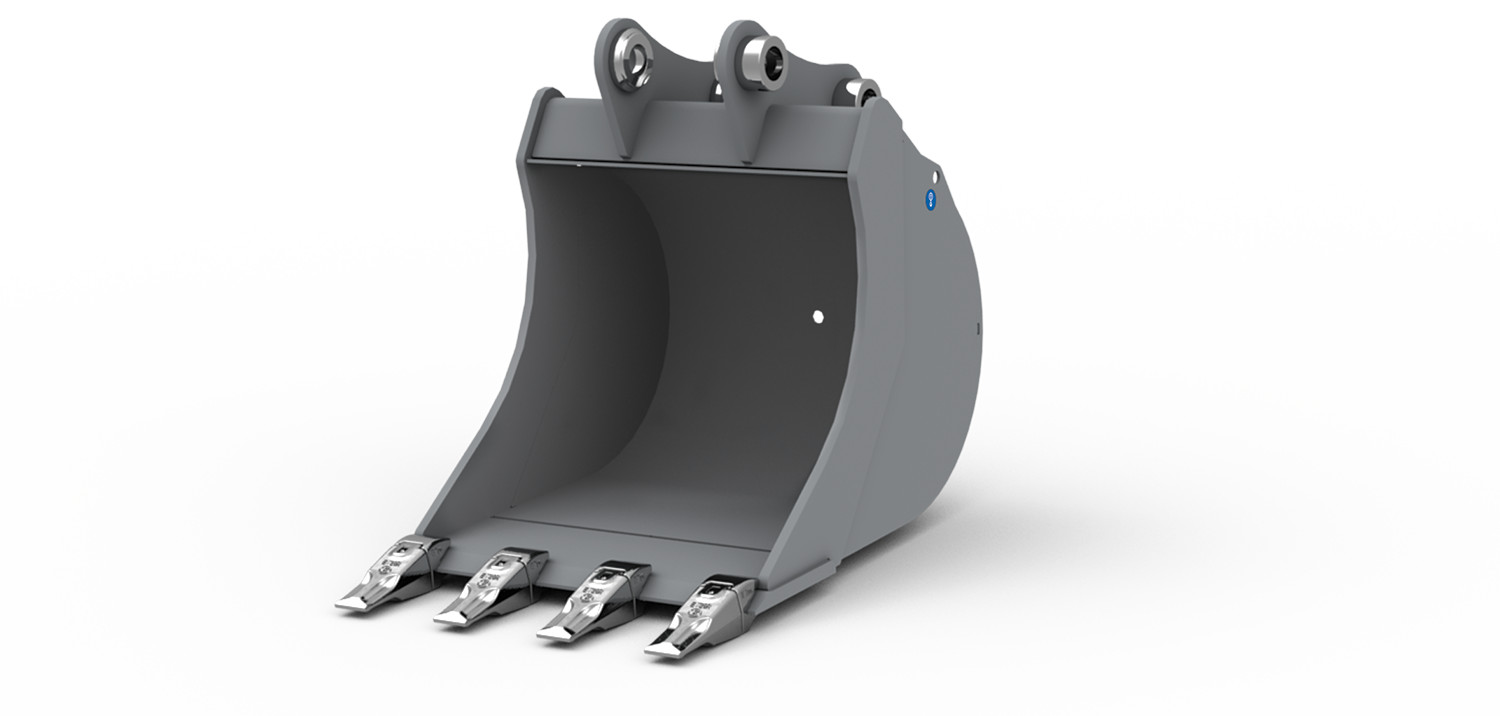 Digging Bucket with Fork Teeth - 300 mm W - 25 L | CASECE | CA | EN