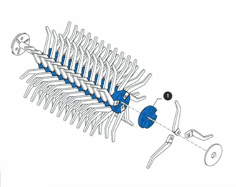 Destemmer Pin Holders Kit | NEWHOLLANDAG | IE | EN