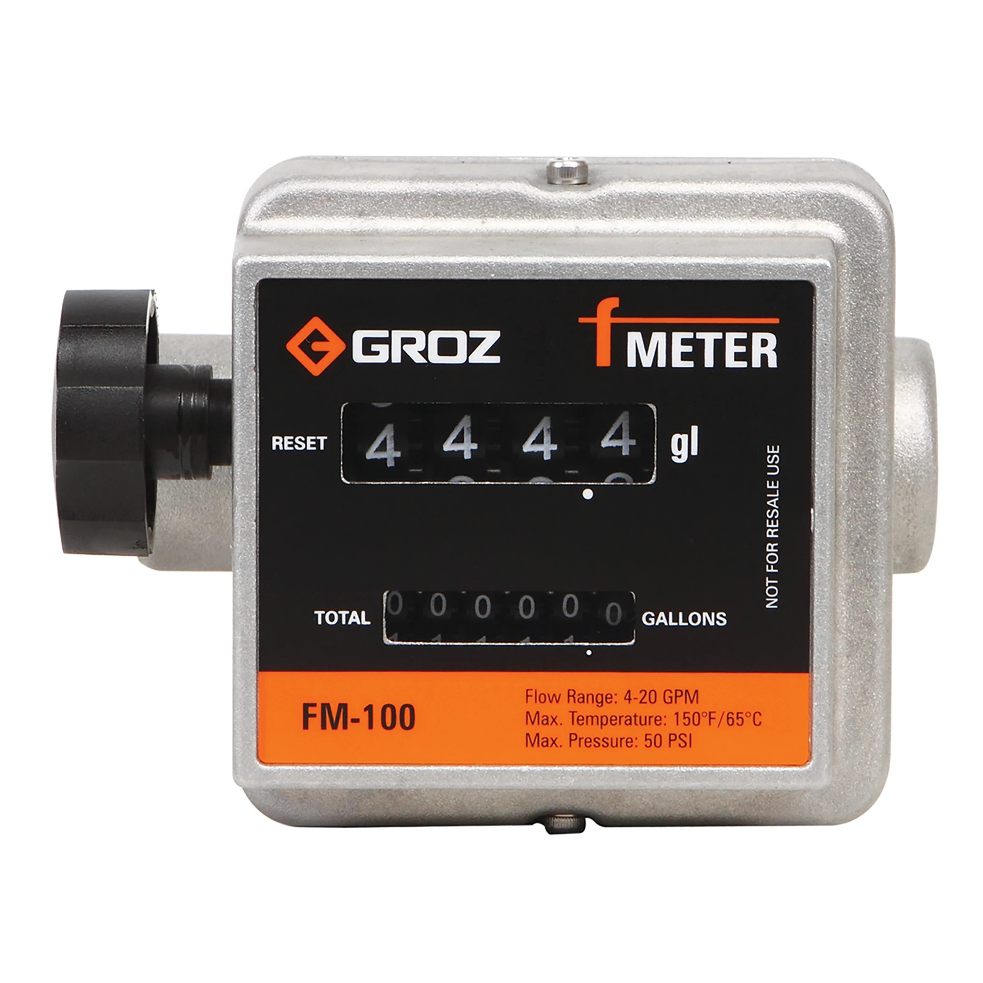 GROZ Mechanical Fuel Meter - 3/4