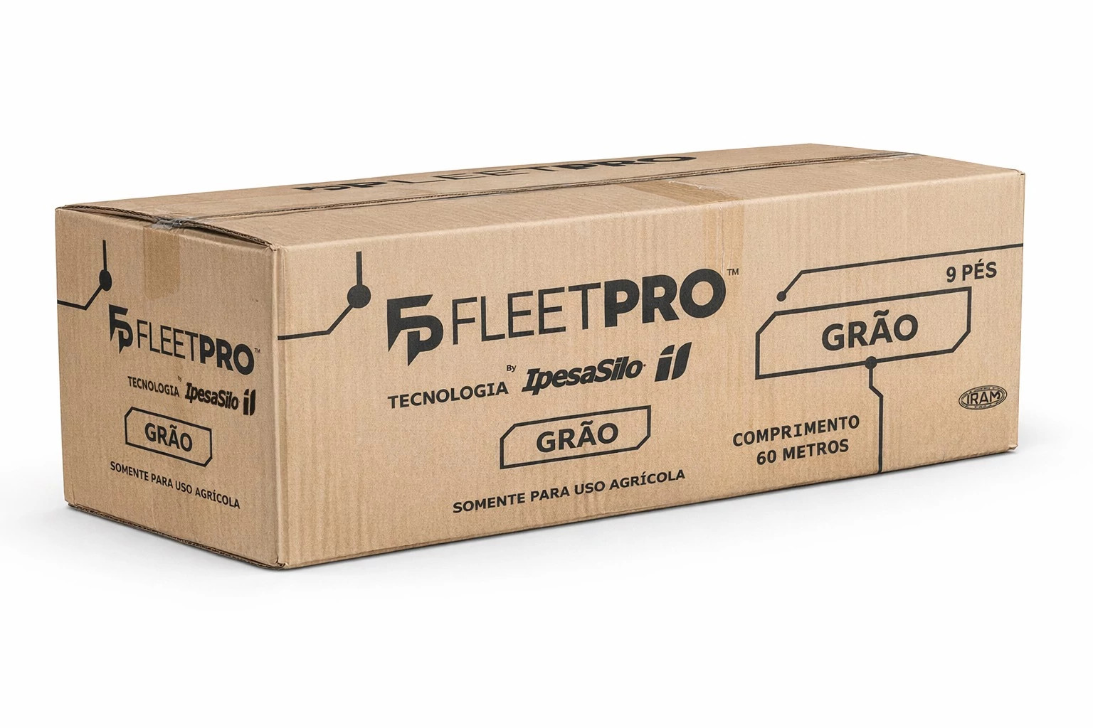 SILO BOLSA FLEETPRO® | IpesaSilo® 9 PÉS, 60m GRAO