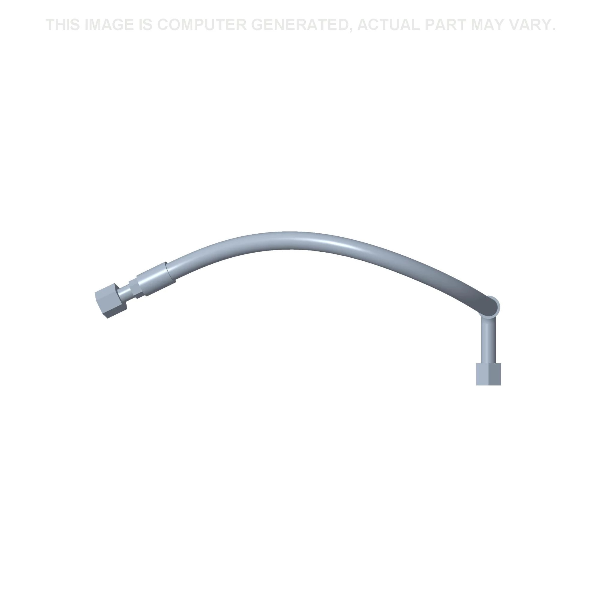 Load Check Valve Tube to Backhoe Valve - 10 mm ID x 529 mm L