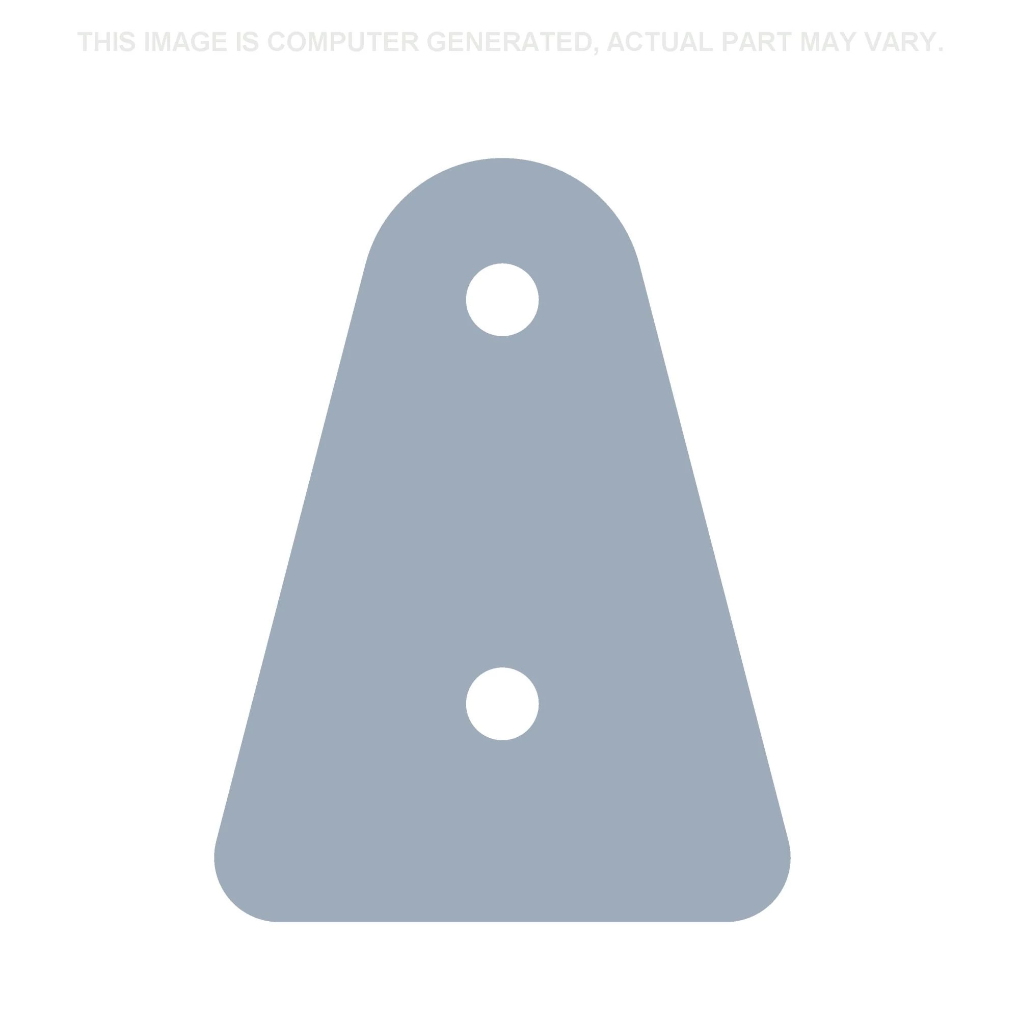 Suporte da trava da porta - 94,5 mm C x 77 mm A x 5 mm Esp