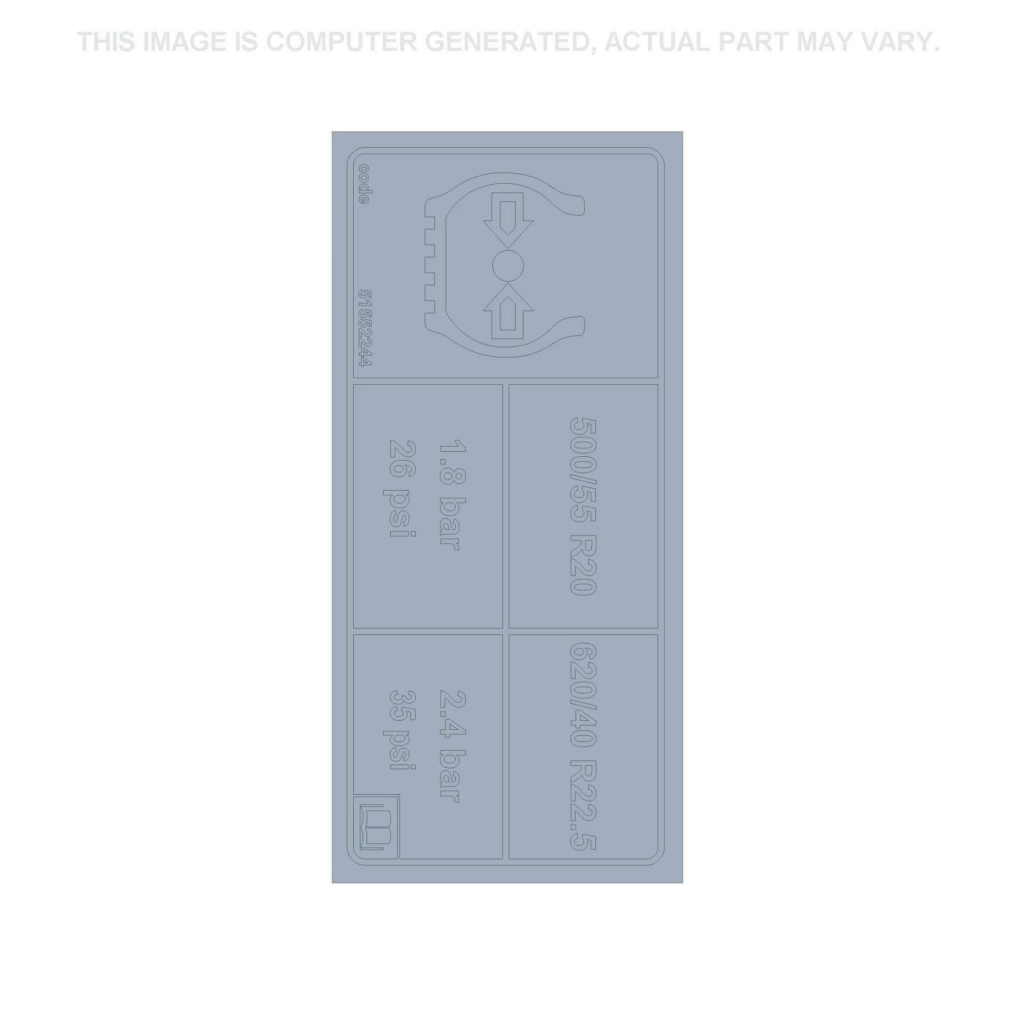 CAUTION DECAL | CASECE | US | EN