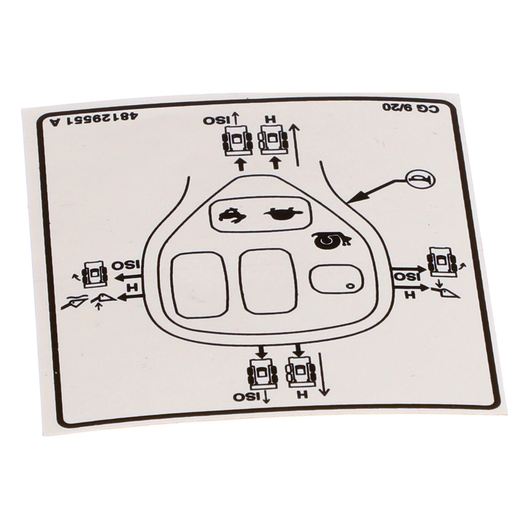 AUTOCOLLANT | CASEIH | EU | DE