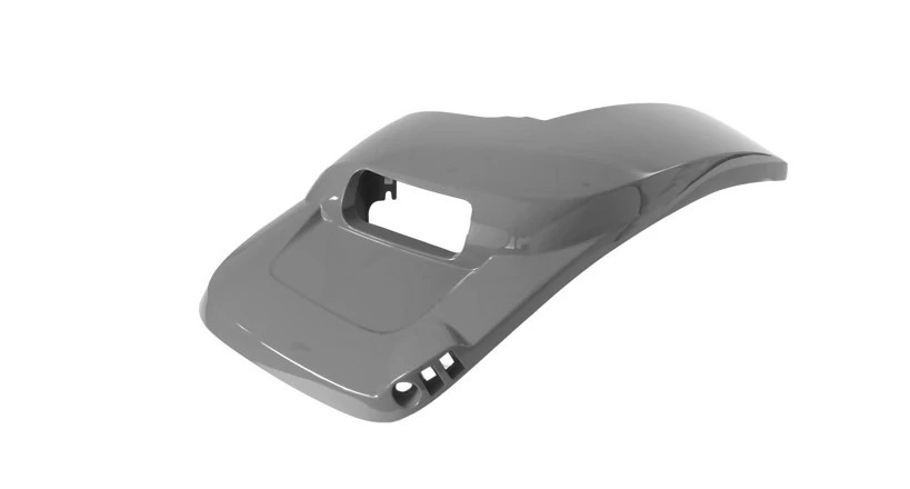 Para-lama traseiro direito - Azul