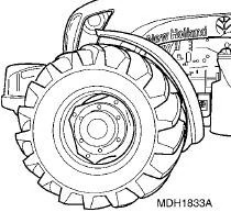 Kit de para-lamas dianteiros dinâmicos - 410 mm W