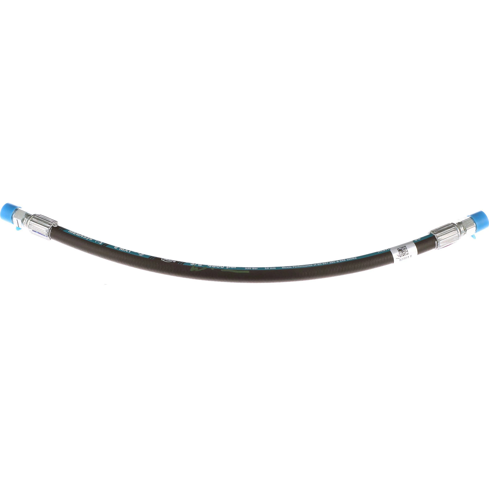 Boom Cylinder Hose - SAE 100R16 - 10 mm ID x 547 mm L