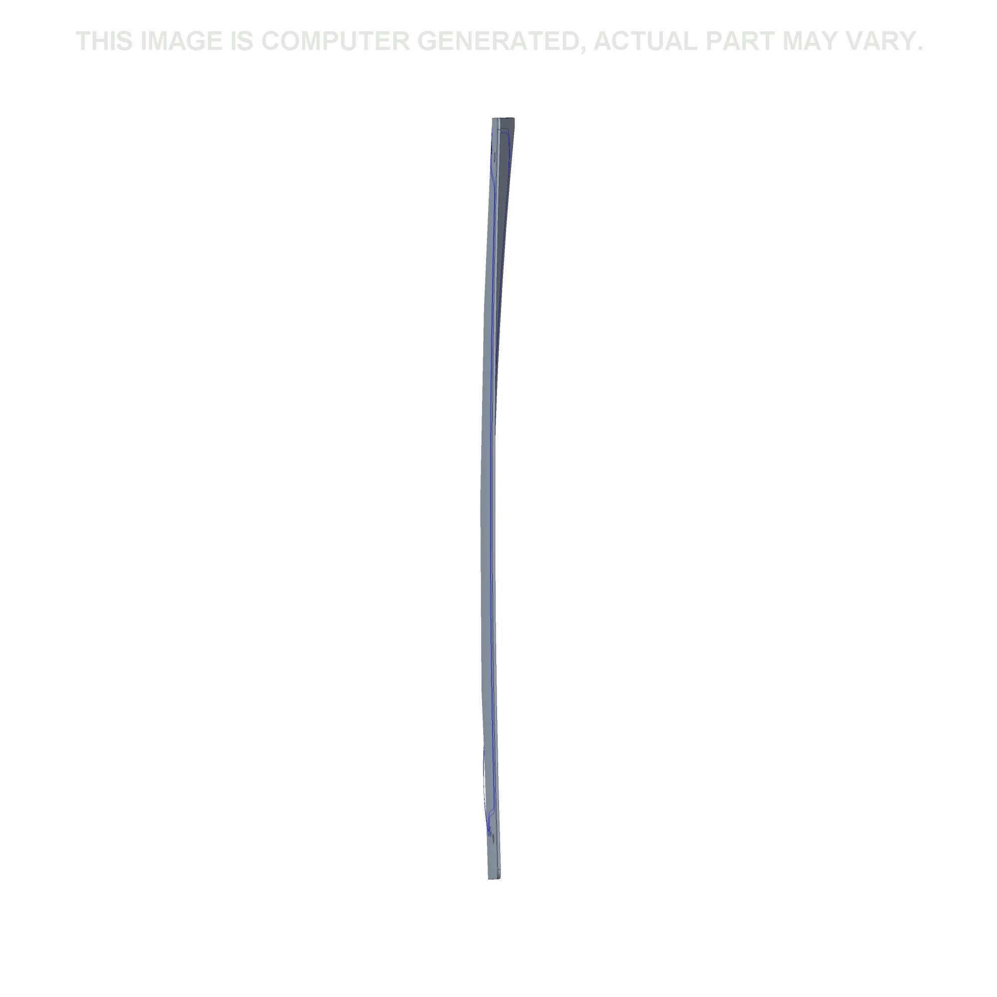 Vidro da porta da cabina - Lado direito