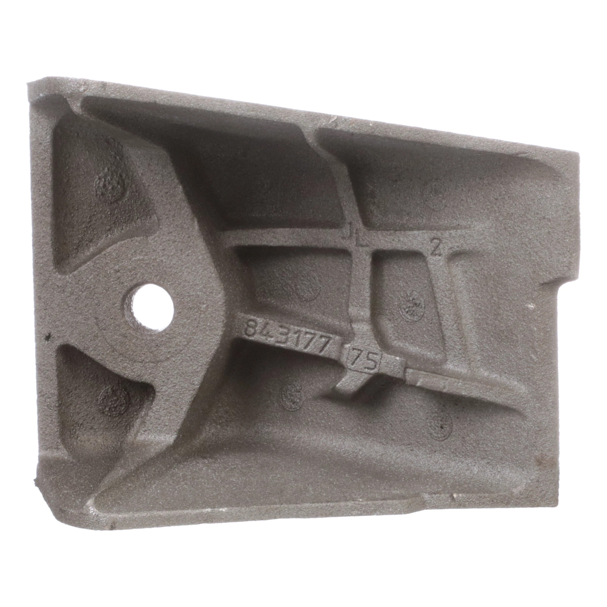 Barra de debulha 10° - desgaste prolongado com espigão - 161 mm C x 126 mm L x 110 mm A