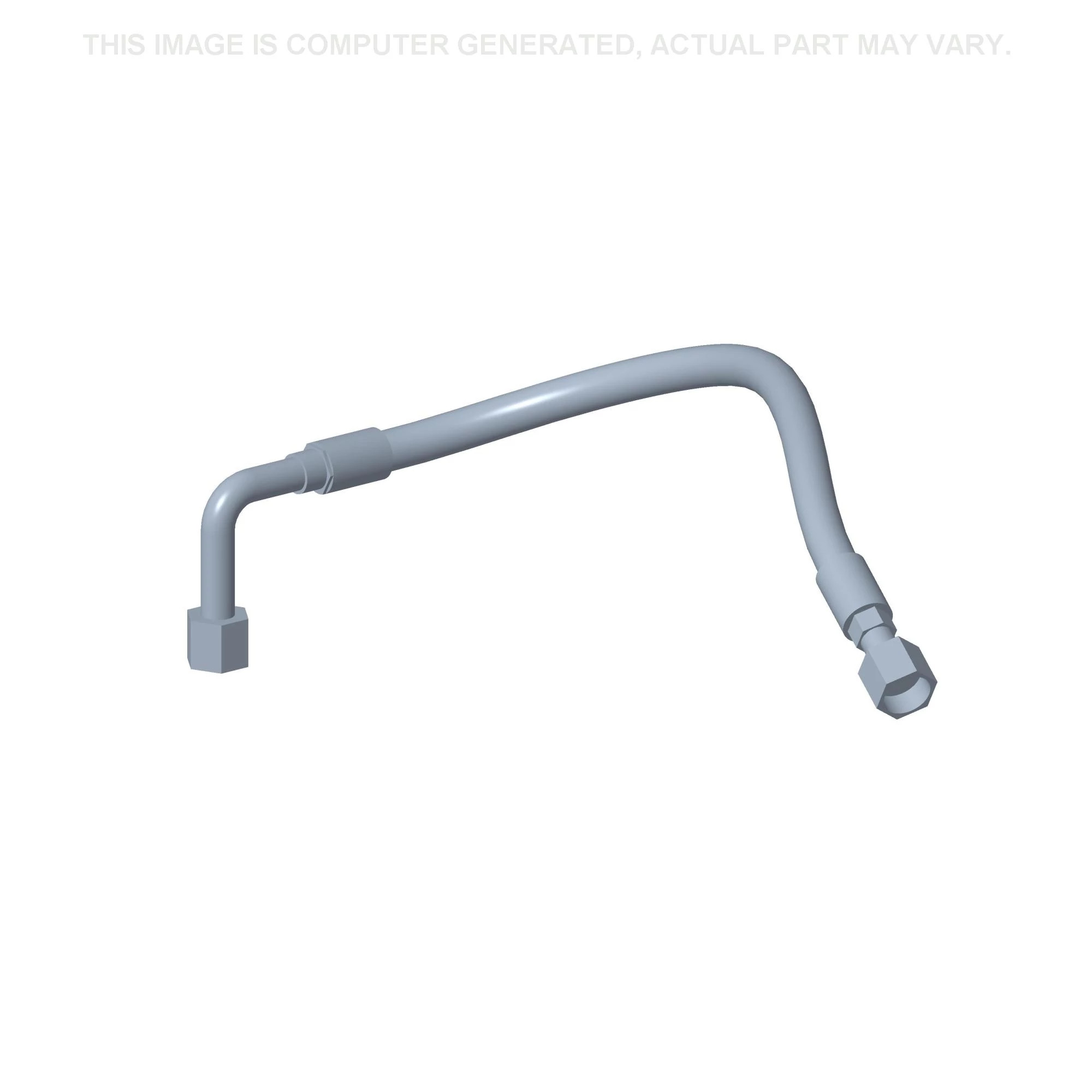 Load Check Valve Tube to Backhoe Valve - 10 mm ID x 529 mm L