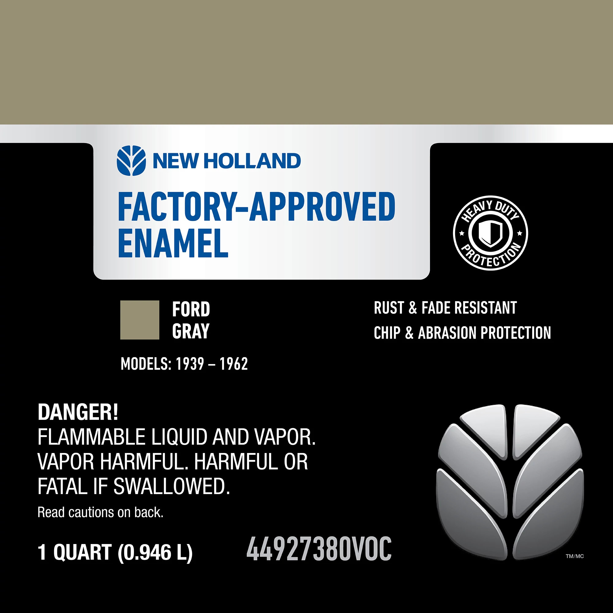Gray Enamel Paint - Low VOC - 1 qt/946 ml Can | CASEIH | US | EN