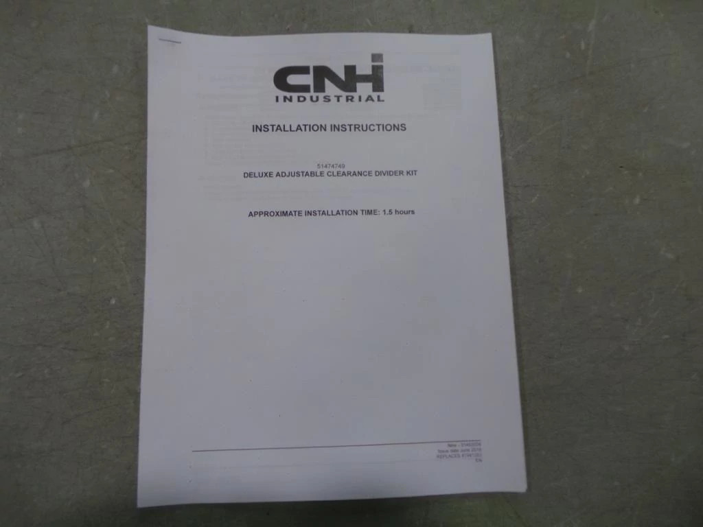 INSTRUCTION | CASEIH | IE | EN