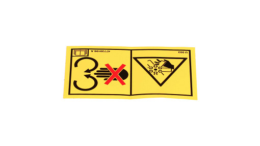 RÓTULO DE PRECAUCIÓN | NEWHOLLANDCE | EU | ES
