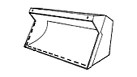 BUCKET, MATERIAL TREAD WIDTH 1/2 YD. 15 CU. FT. | NEWHOLLANDAG | US | EN