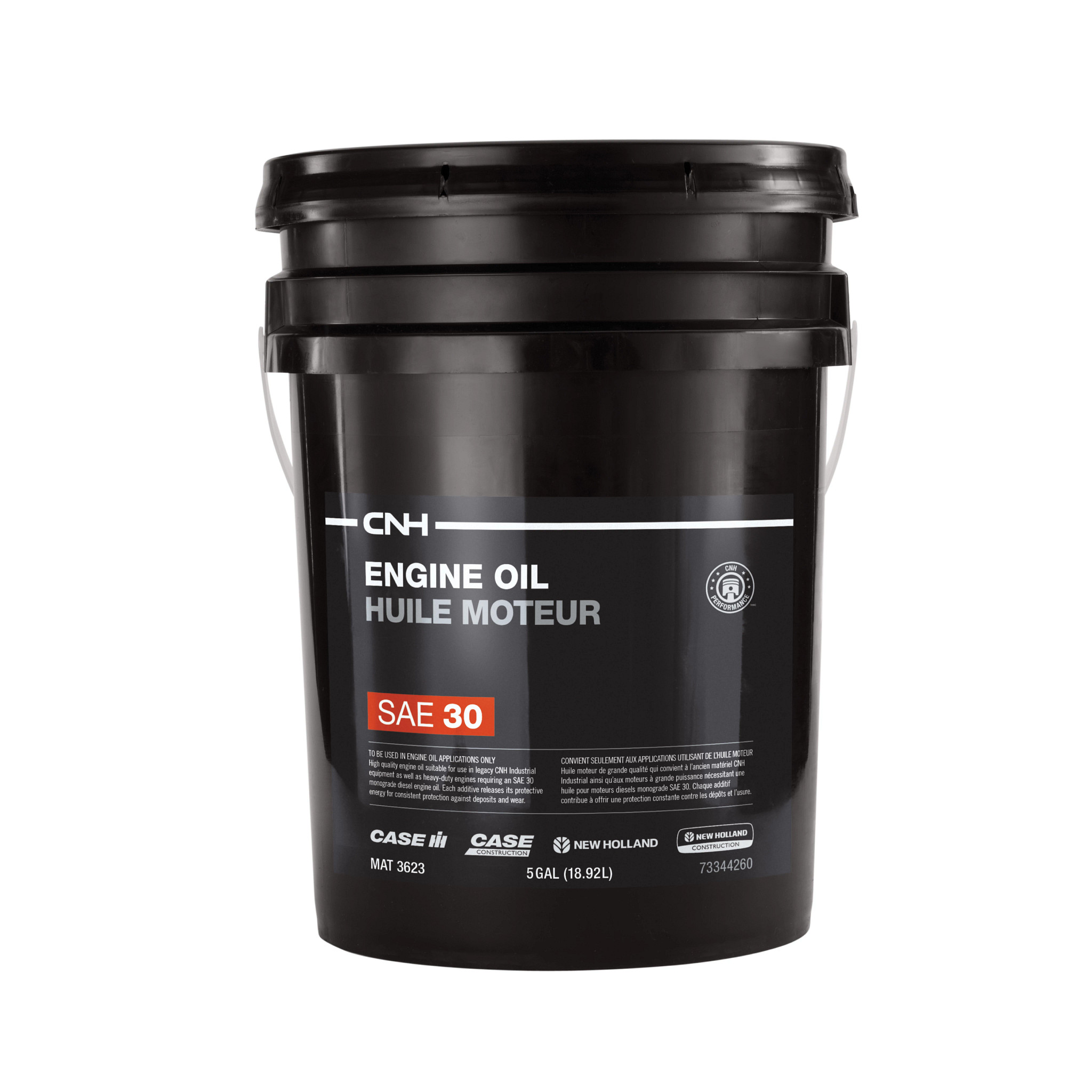 73344260 | Engine Oil - SAE 30 - MAT 3622 - 5 Gal./18.92 L | New