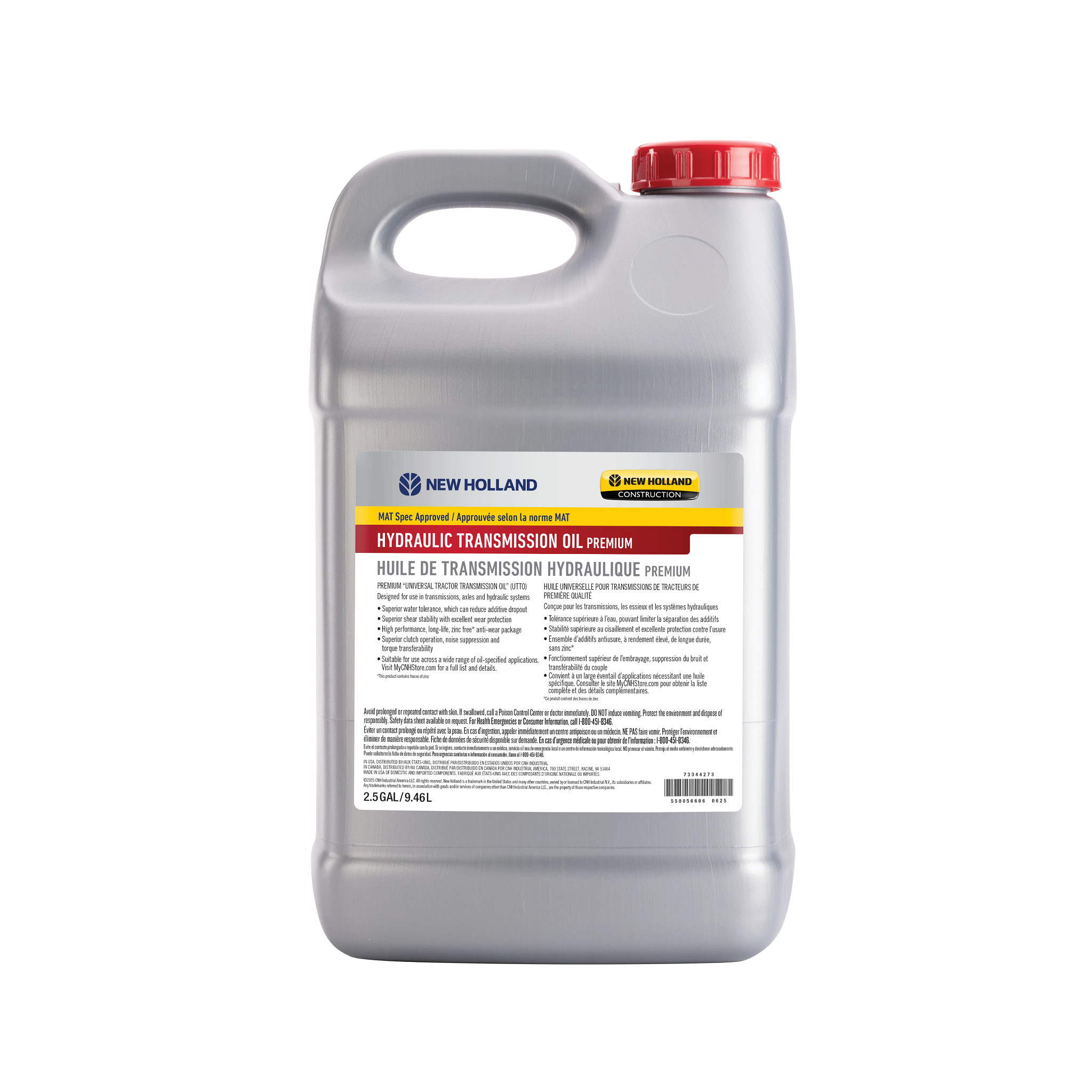 73344273 | Hydraulic Transmission Oil Premium - 2.5 Gal./9.46 L