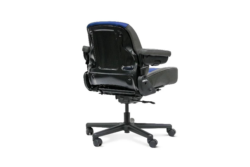 SA48580901 | New Holland Office Chair - Leaf Logo - Gray/Blue