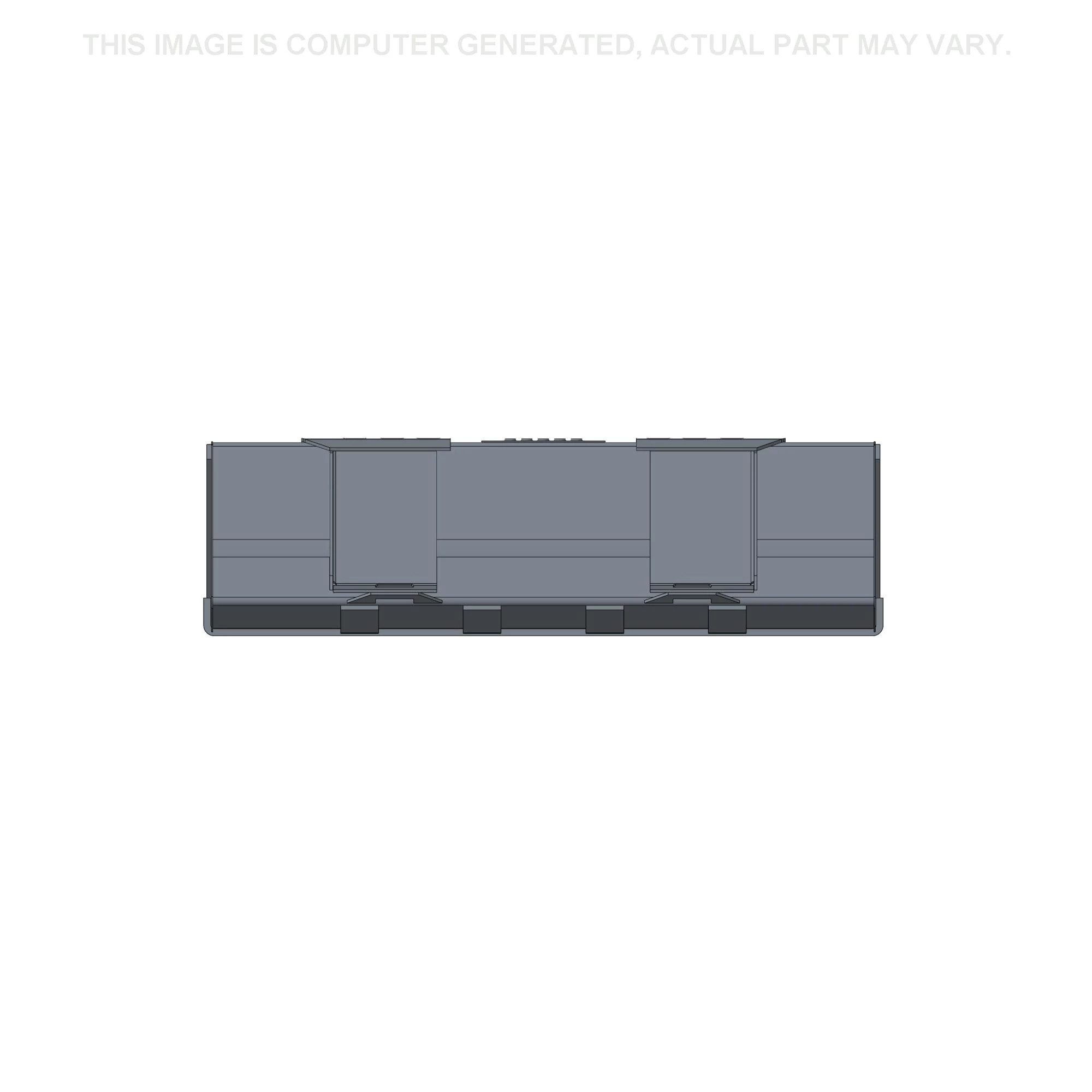 Caçamba de perfil baixo de 72" - Suporte universal para minicarregadeiras - 14,5 ft³