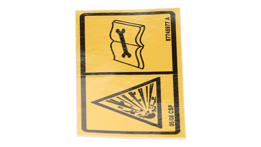 RÓTULO DE PRECAUCIÓN | NEWHOLLANDCE | EU | FR