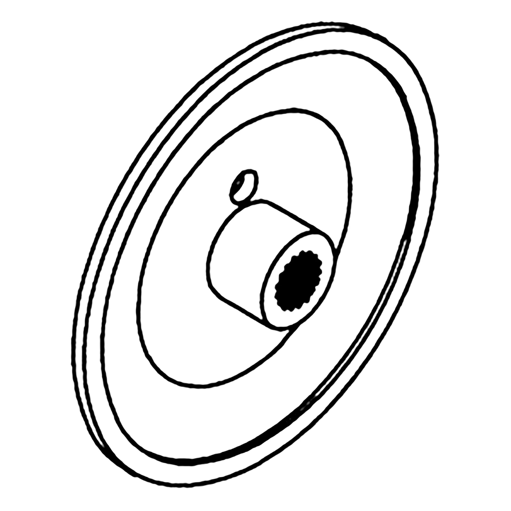 Roue à gorge intérieure pour entraînement du ventilateur | NEWHOLLANDAG | CA | FR