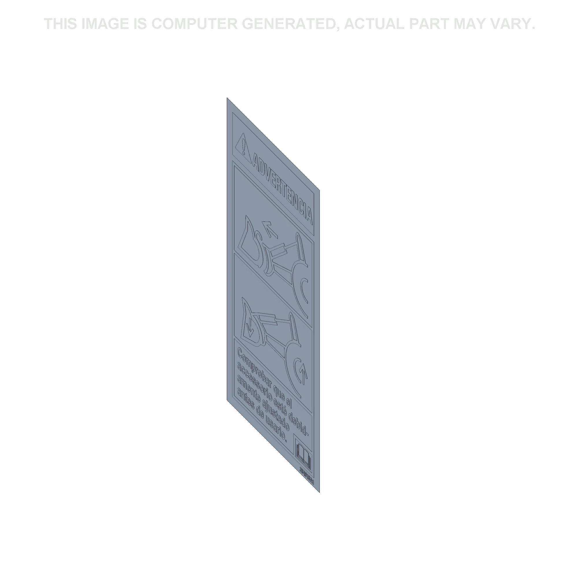 Warning Decal - 
