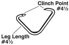 #4½-4½ Rectangular High Tensile Clipper Hooks - 7
