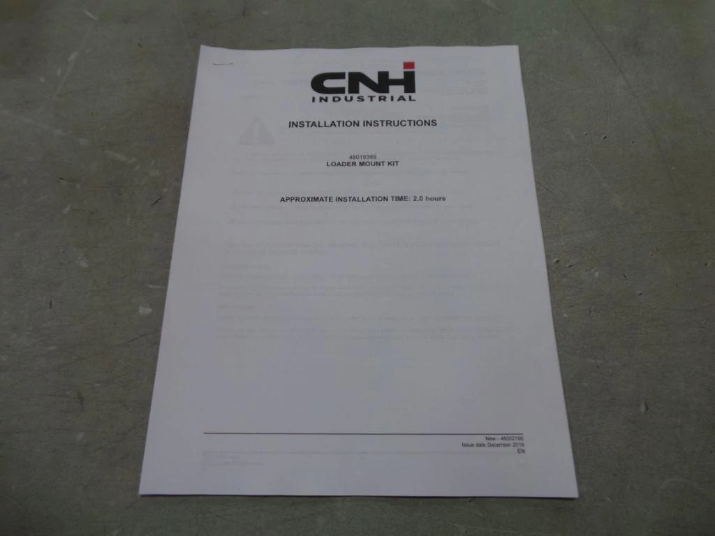 INSTRUCTION | CASEIH | IE | EN