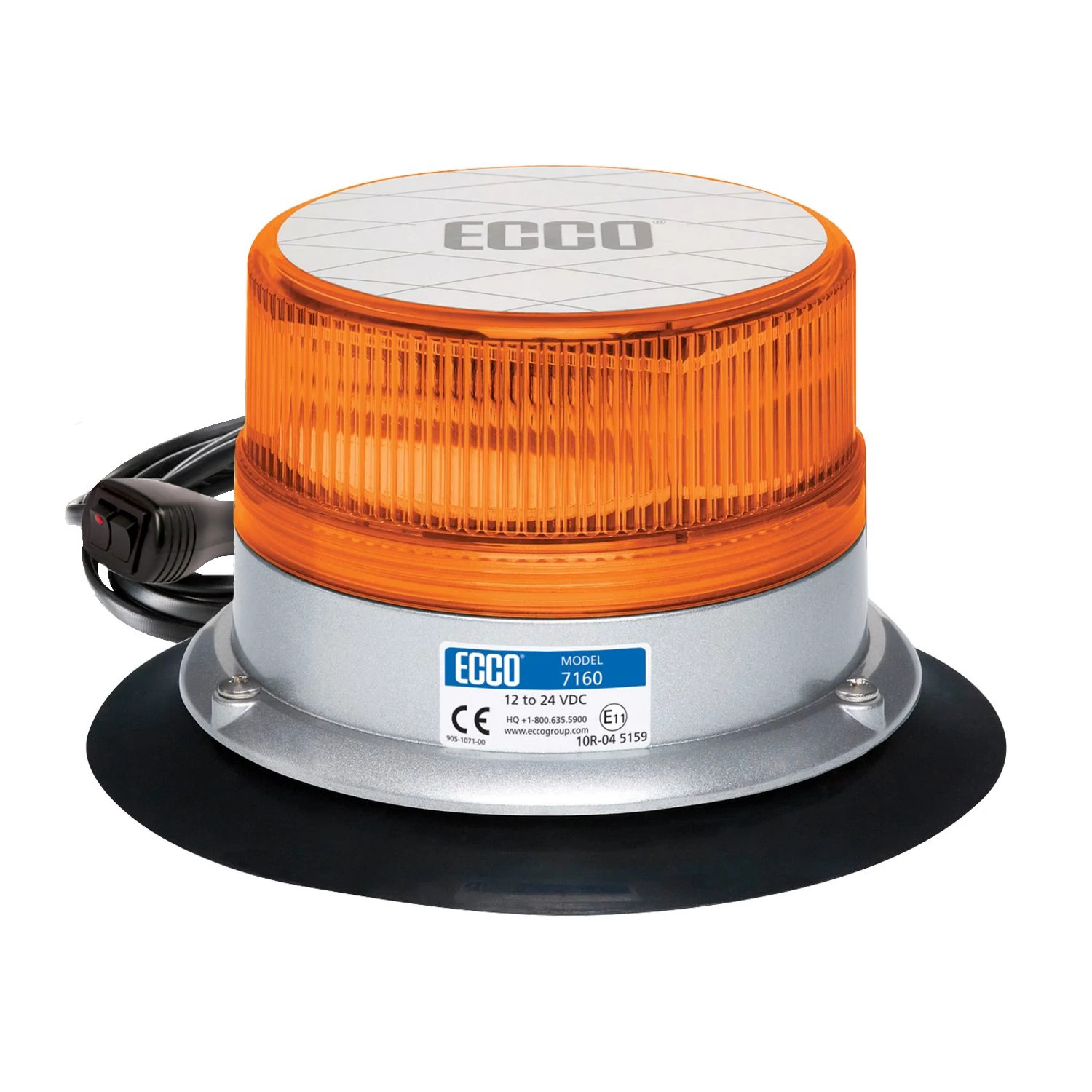 Gyrophare DEL ECCO série 7160 Reflex® - fixation sous vide | NEWHOLLANDAG | CA | FR