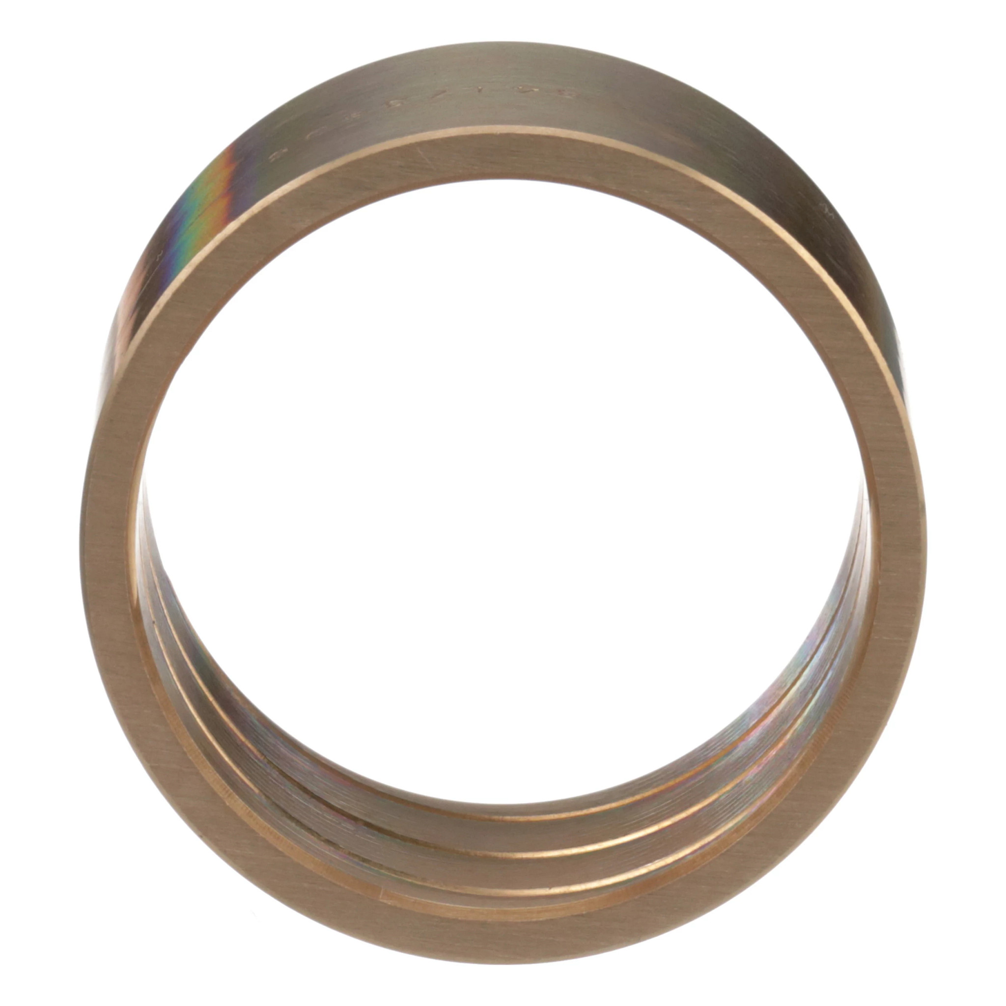 Casquilho de bronze com ranhura para óleo - 46 mm DE x 39 mm DI x 38 mm C