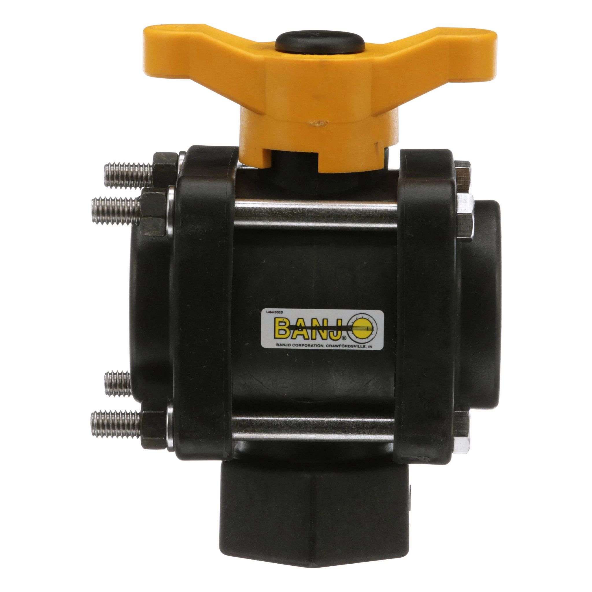 Válvula Banjo de 3 vias - Poli preto