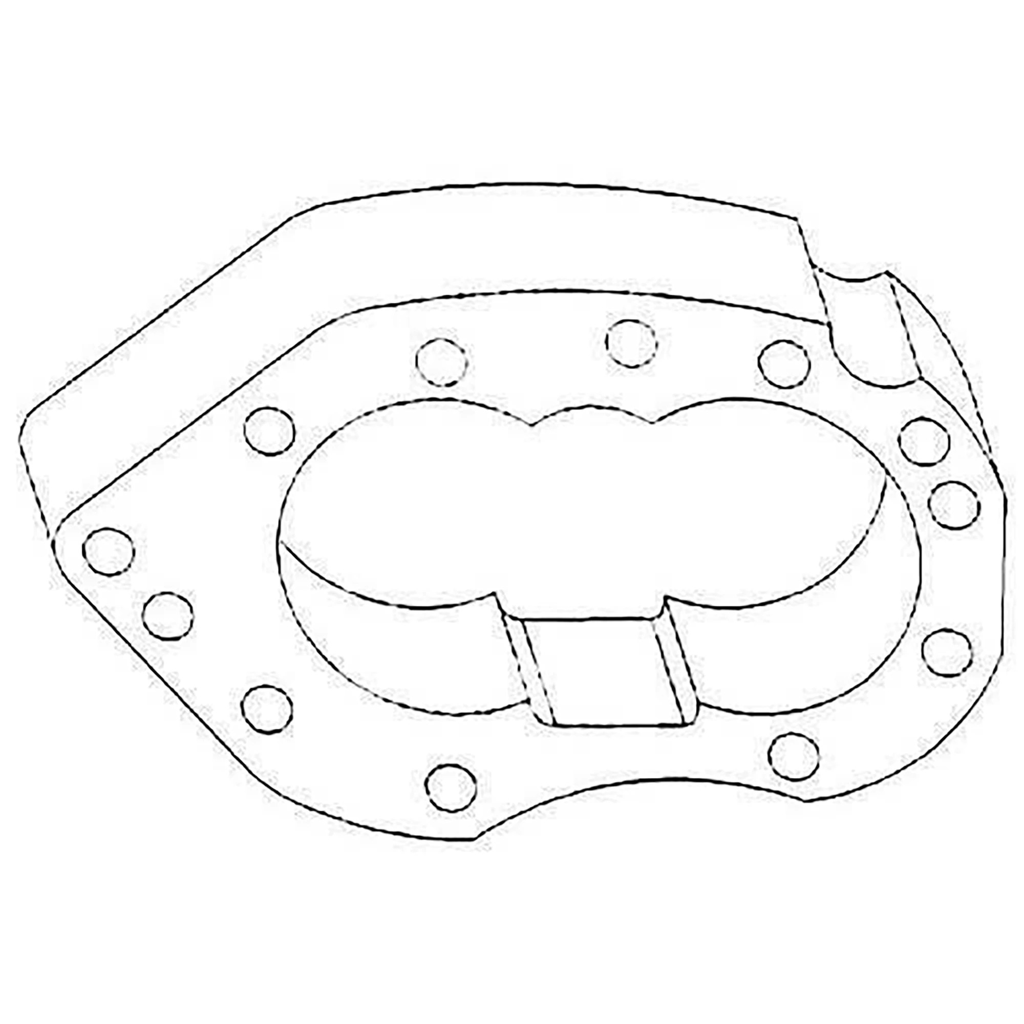 Plaque centrale pour pompe hydraulique | CASEIH | CA | FR