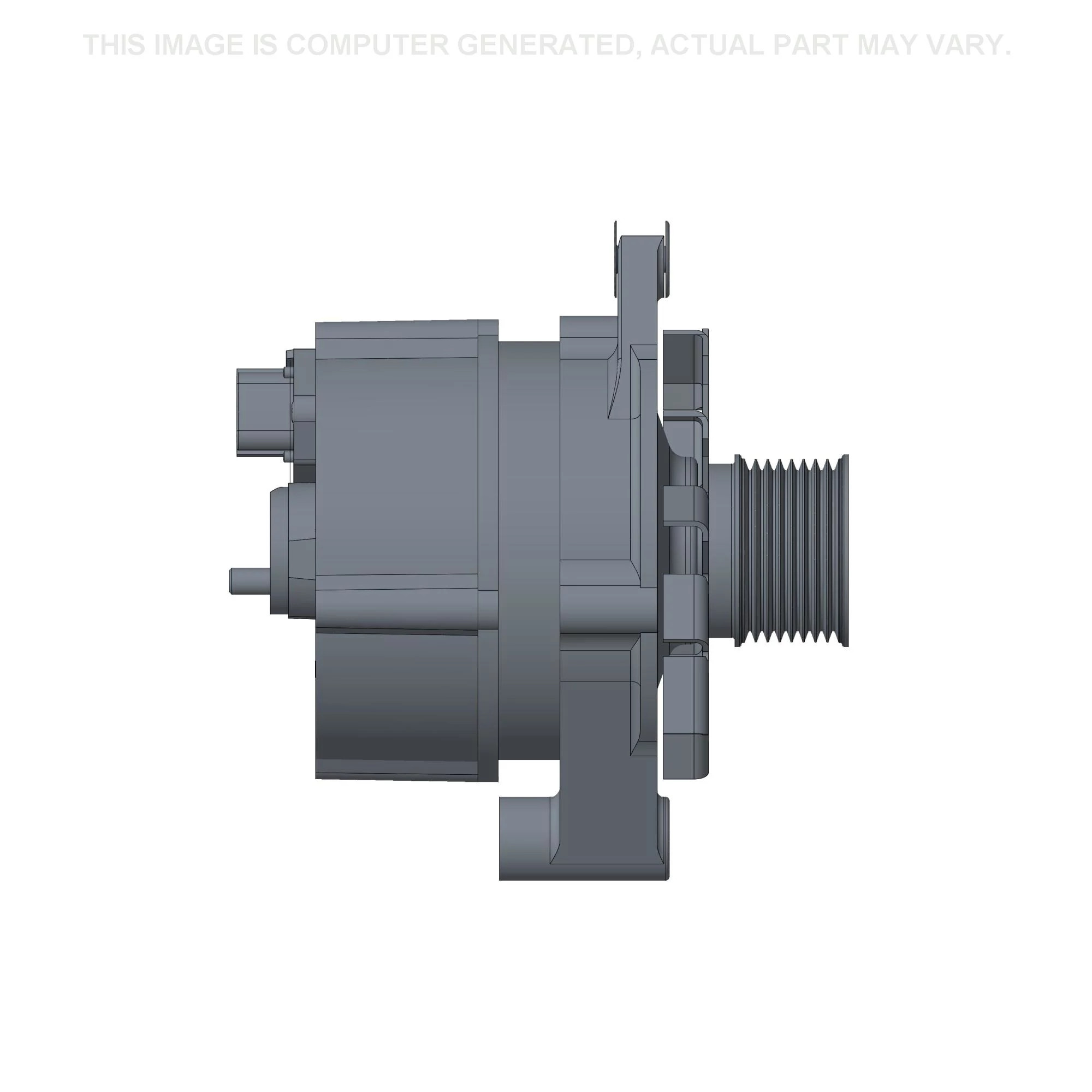 Alternador com polia - 12 volts - 120-Amp
