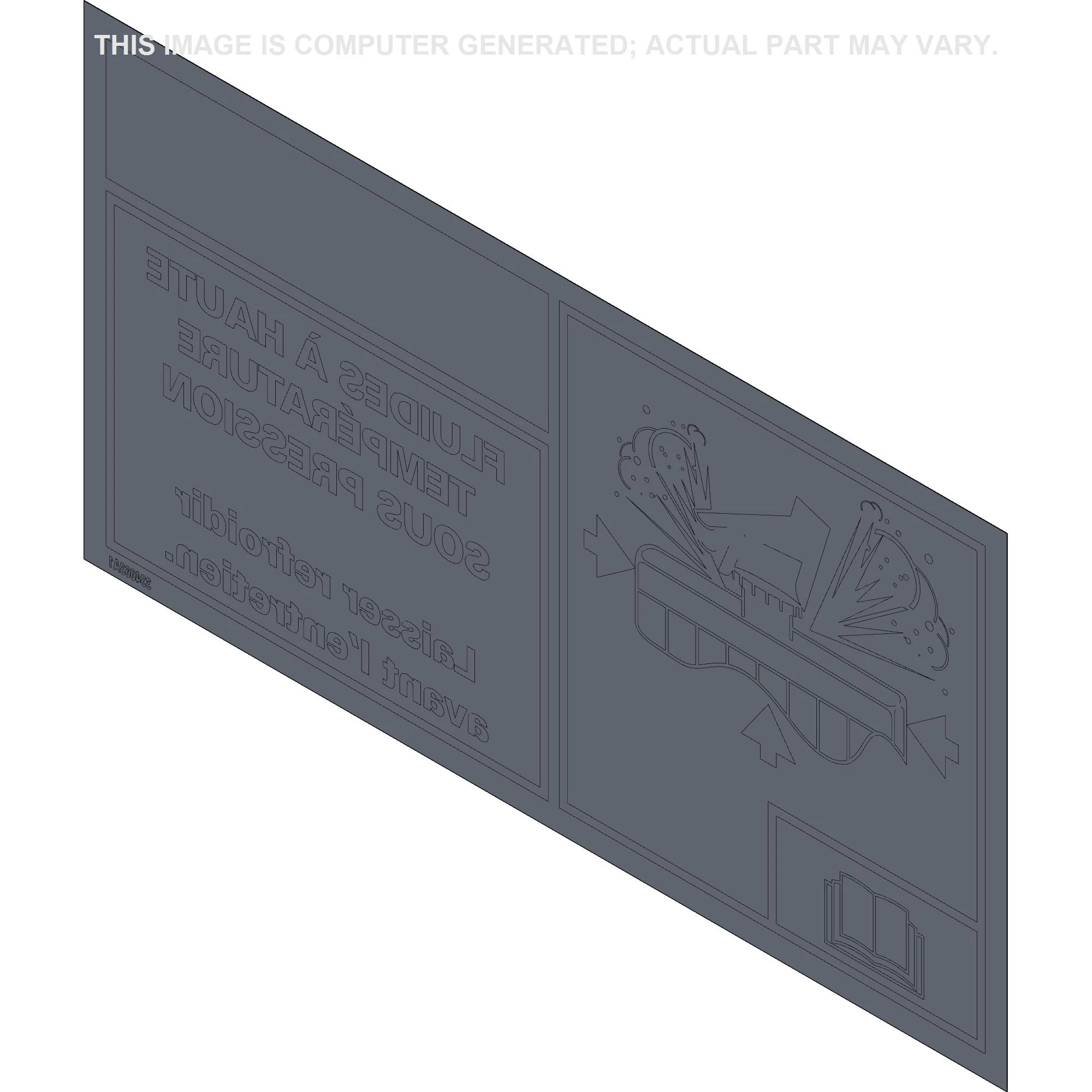 Warning Decal - Fluid Under Pressure - French | NEWHOLLANDAG | CA | EN