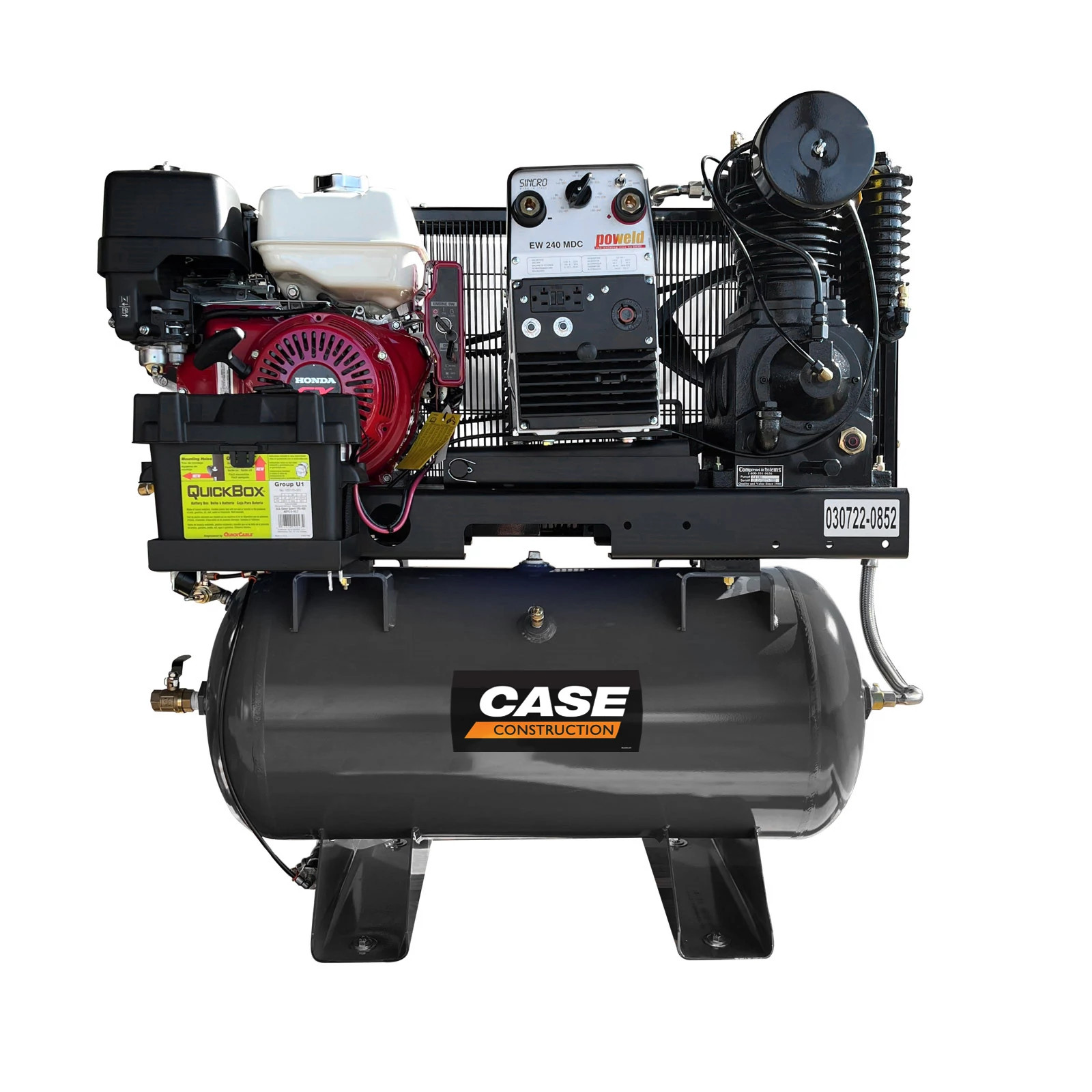 Compresseur d'air Honda - Montage sur camion - 19 CFM à 175 LB/PO² - BCCEAC1330HGWC
