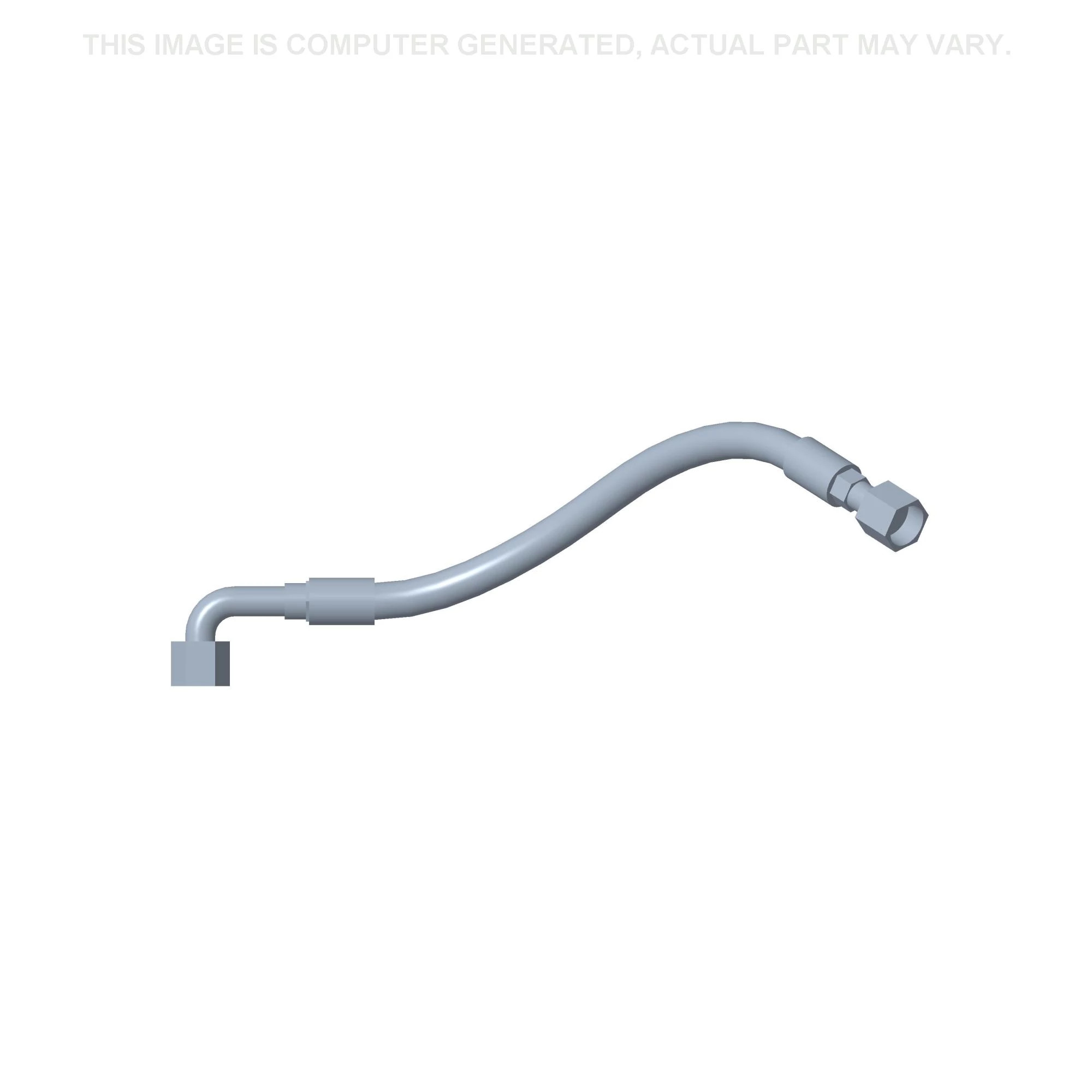 Load Check Valve Tube to Backhoe Valve - 10 mm ID x 410 mm L