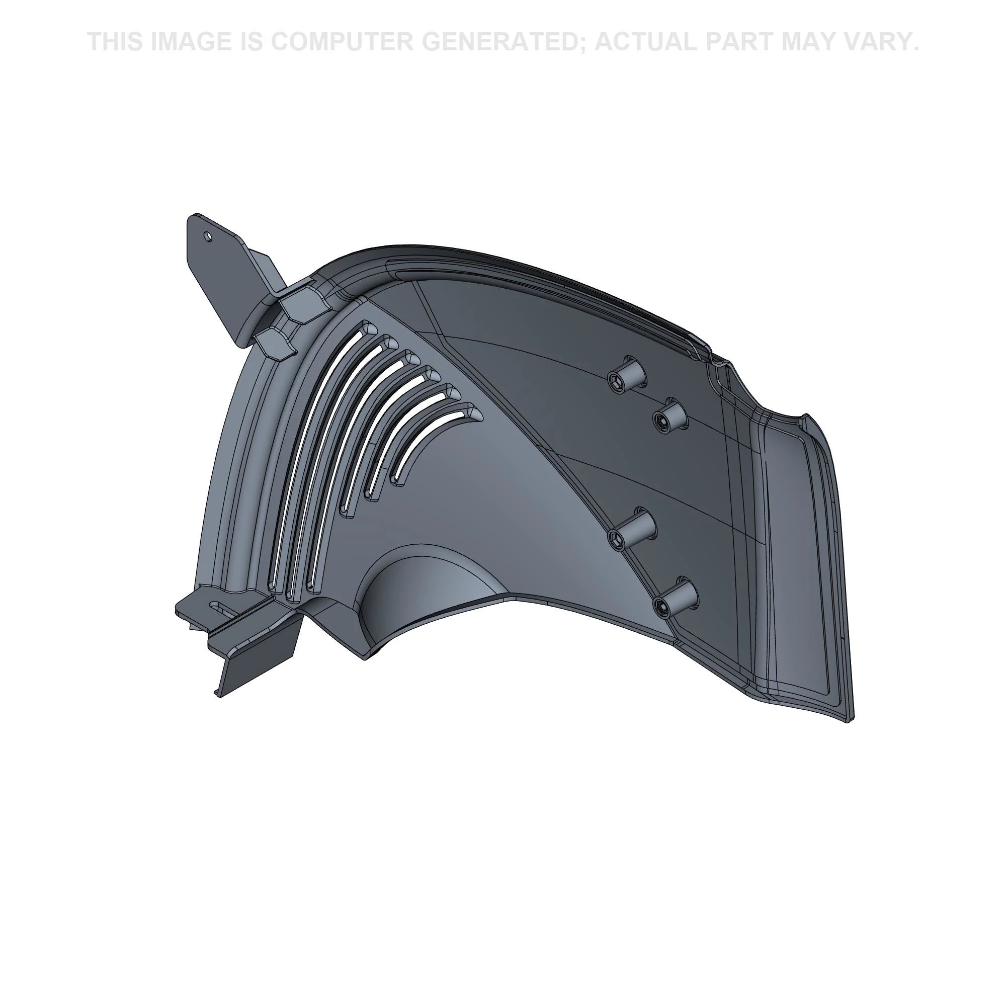 Right-Hand Side Panel with Heat Shields | CASEIH | IE | EN