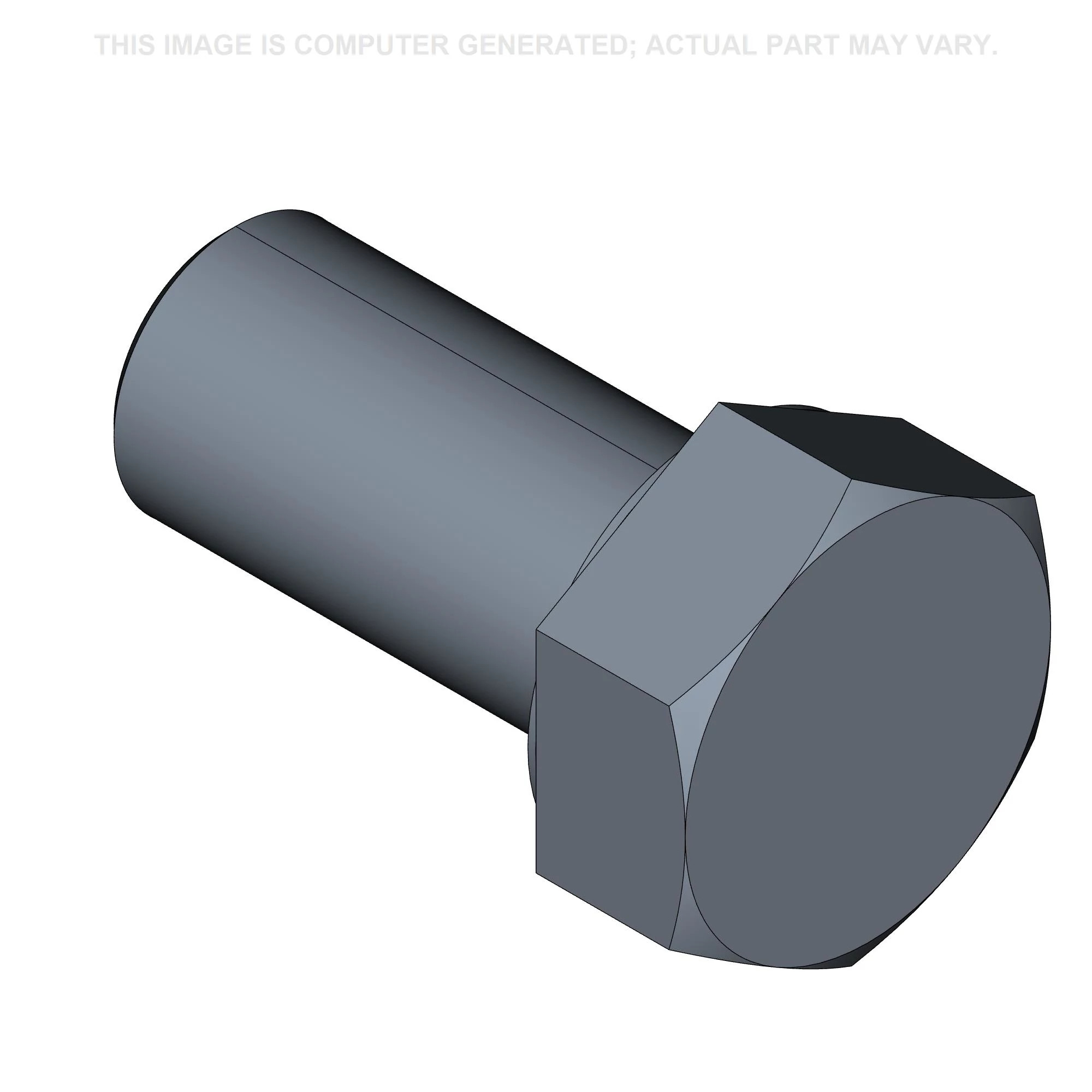Hex Bolt - Grade 5 - Full Thread - Left-Hand Thread - 5/8