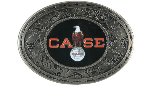 Case Eagle On Globe Western Enamel Buckle | CASEIH | CA | EN