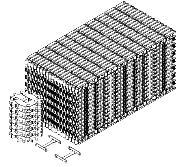 Narrow Destemmers Kit - Complete Chain - Narrow Mesh - Blue | NEWHOLLANDAG | CA | EN