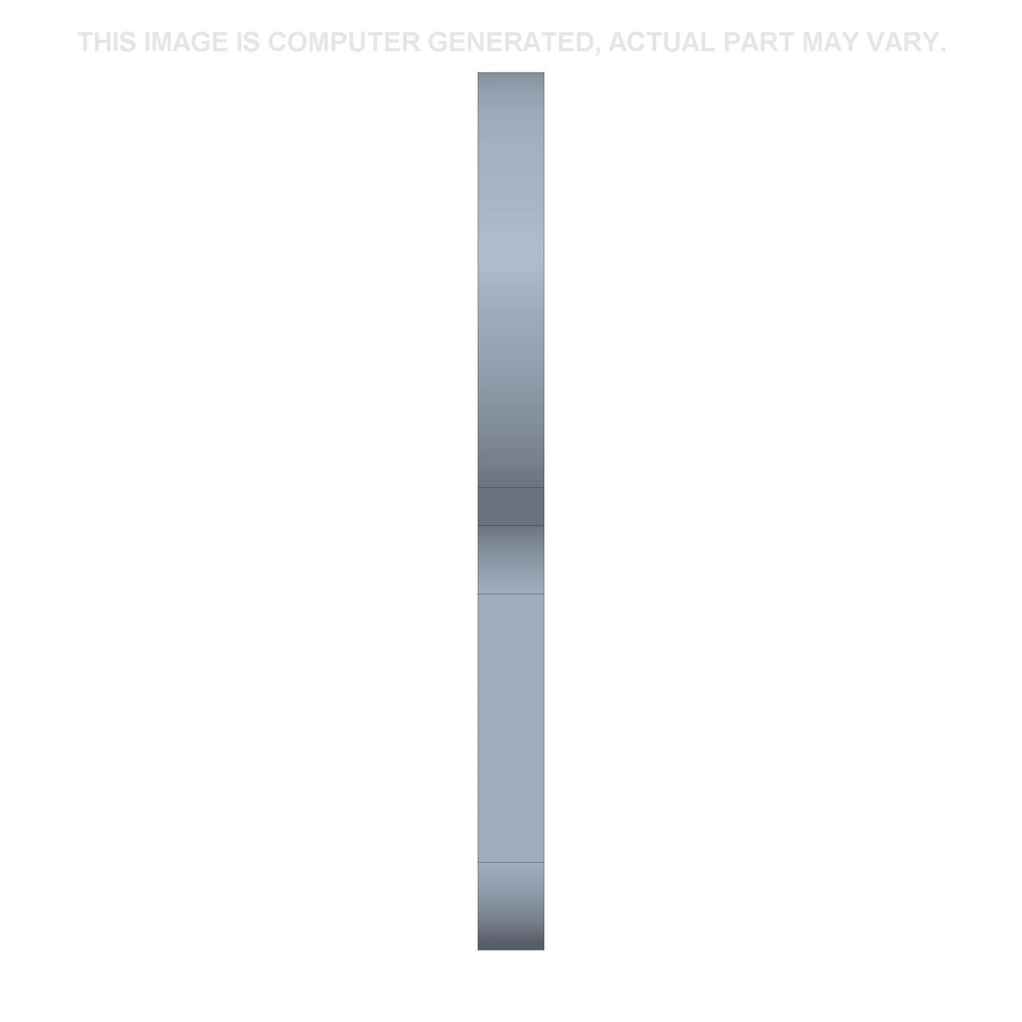 Placa de bloqueio - 50,8 mm C x 60 mm A x 4,80 mm Esp