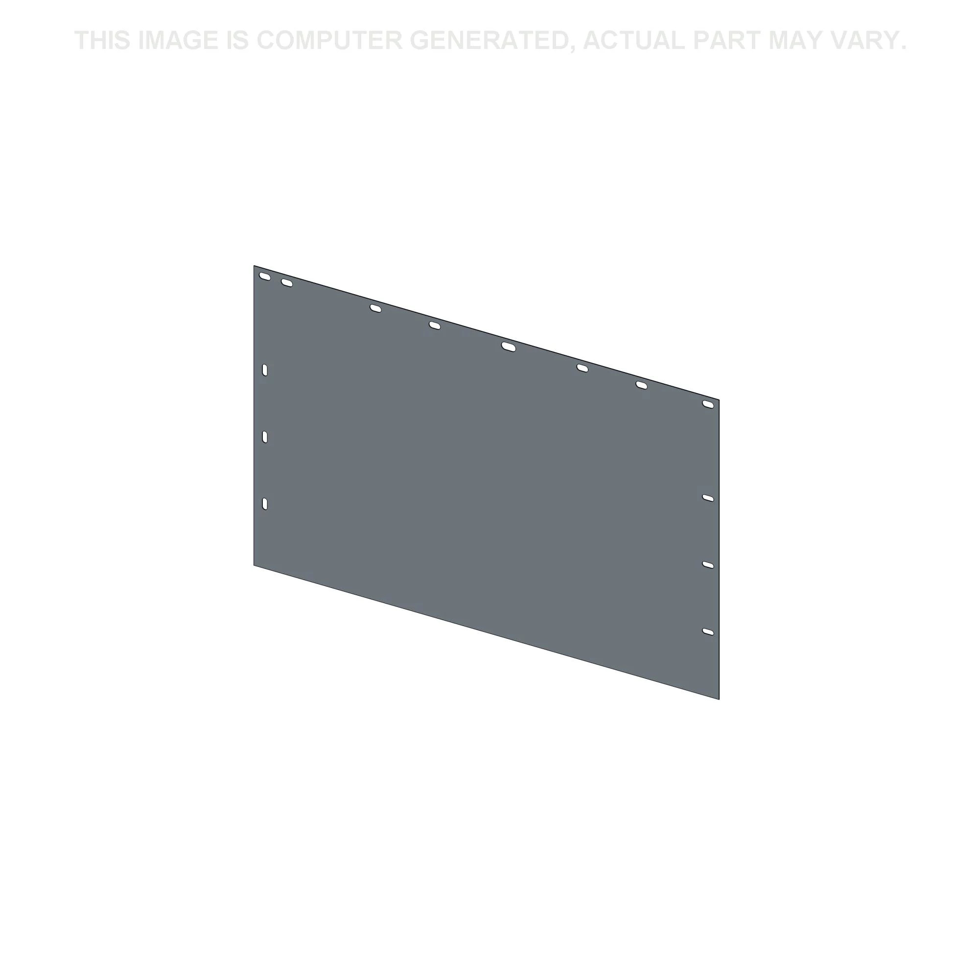 Placa da estrutura principal - 800 mm C x 515 mm L x 1,1 mm Esp | NEWHOLLANDAG | BR | PT