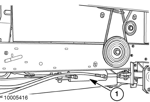 Kit da lingueta de giro hidráulica